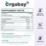 Orgabay cápsulas en mano para comparar tamaño y dosificación práctica