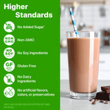 Orgain batido en cocina estilo vida conveniencia para mañanas ocupadas