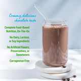 Orgain vaso con batido de chocolate listo para beber, aporta energía rápida