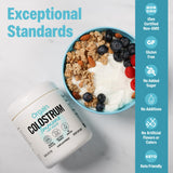 Orgain en batido smoothie frío disuelto, mezcla fácil y sin sabor