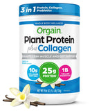 Envase Orgain Vainilla Bean mostrando diseño y beneficios claros