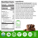 Orgain polvo cacao textura fina beneficiosa para mezclas suaves