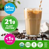 Orgain batido de frutas con polvo proteico para desayuno nutritivo