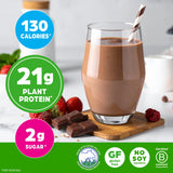 Orgain batido servido en vaso ideal para recuperación y sabor cremoso