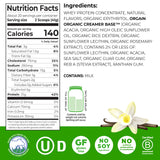 Detalle del polvo Orgain Whey Vanilla Bean mostrando textura fina y fácil disolución