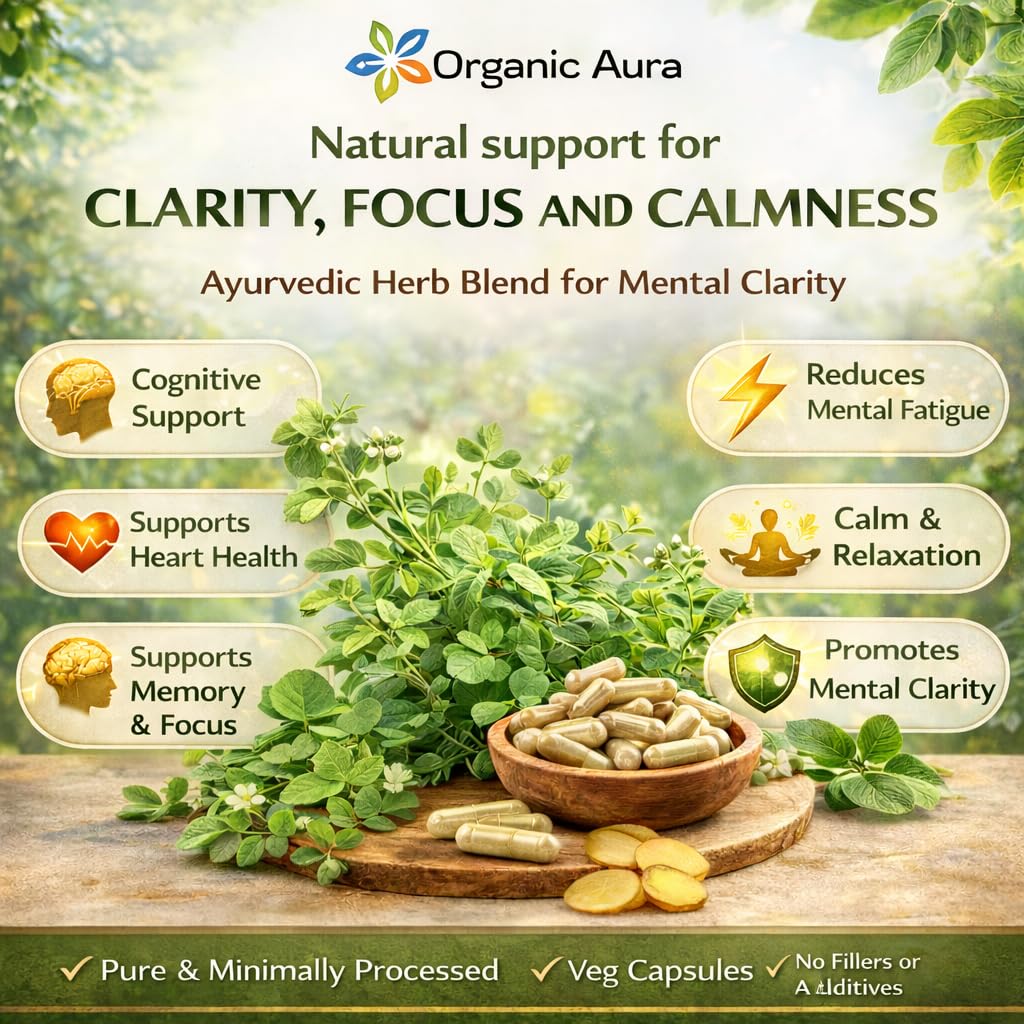 Organic Aura cápsula en mano para apreciar tamaño y facilidad