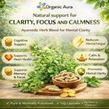 Organic Aura cápsula en mano para apreciar tamaño y facilidad