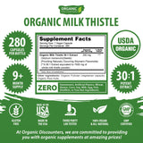 Organic Discounters cápsula abierta con extracto concentrado mostrando potencia