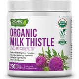 Organic Discounters frente del frasco mostrando 280 cápsulas y valor