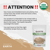 Organic Earth textura del polvo fino listo para mezclar, fácil disolución