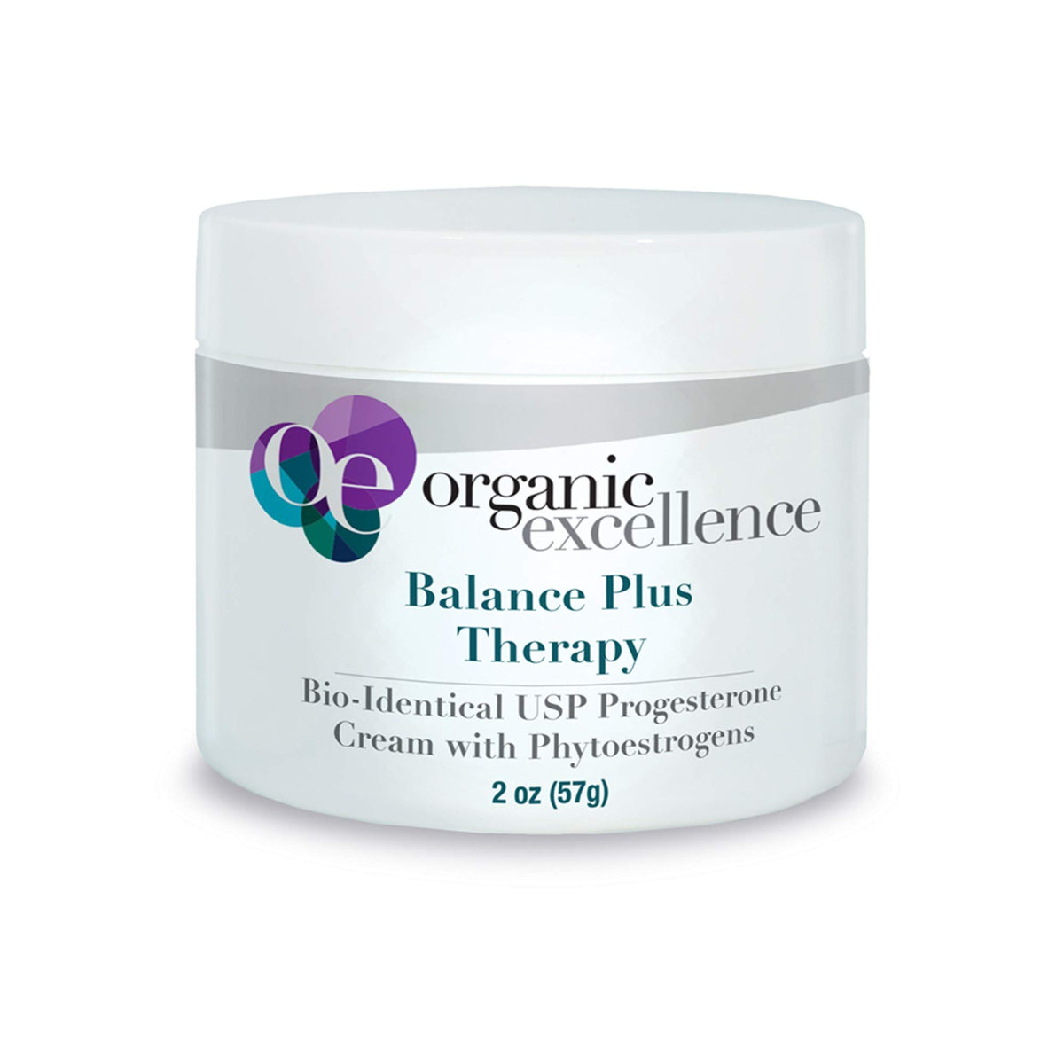 Organic Excellence envase frontal claro mostrando etiqueta y beneficios visibles
