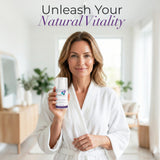 Organic Excellence usuario masajeando crema en antebrazo, sensación no grasa