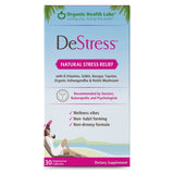 Organic Health Labs botella frontal mostrando etiqueta y beneficios