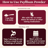 Batido con psyllium ORGANIC INDIA, mezcla rápida que aporta fibra sin grumos