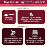 ORGANIC INDIA polvo de psyllium mezclado en batido para digestión suave