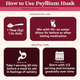 ORGANIC INDIA polvo de psyllium disuelto en agua para digestión regular