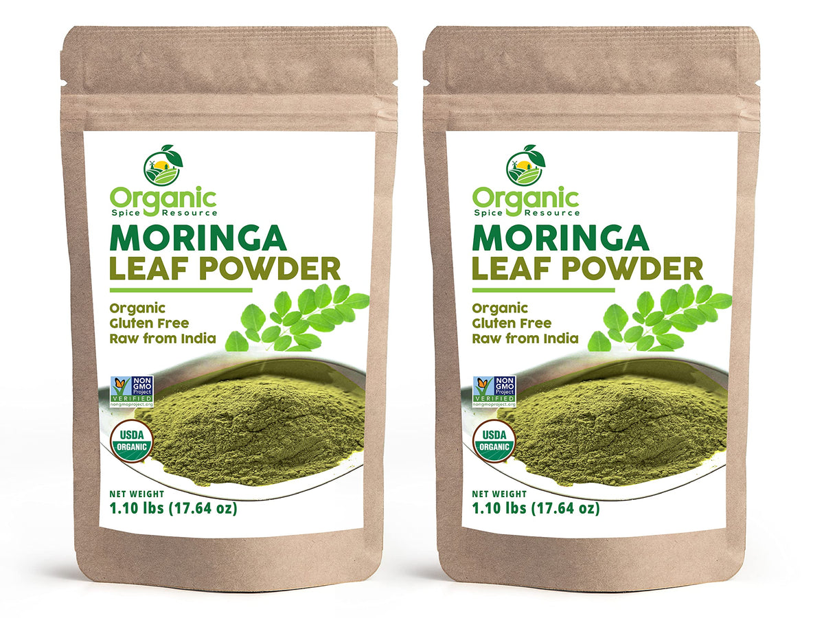 Organic Spice Resource frontal del empaque mostrando el producto y beneficios