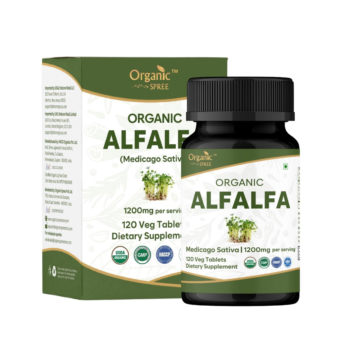 ORGANIC SPREE frontal del envase mostrando tabletas y texto claro