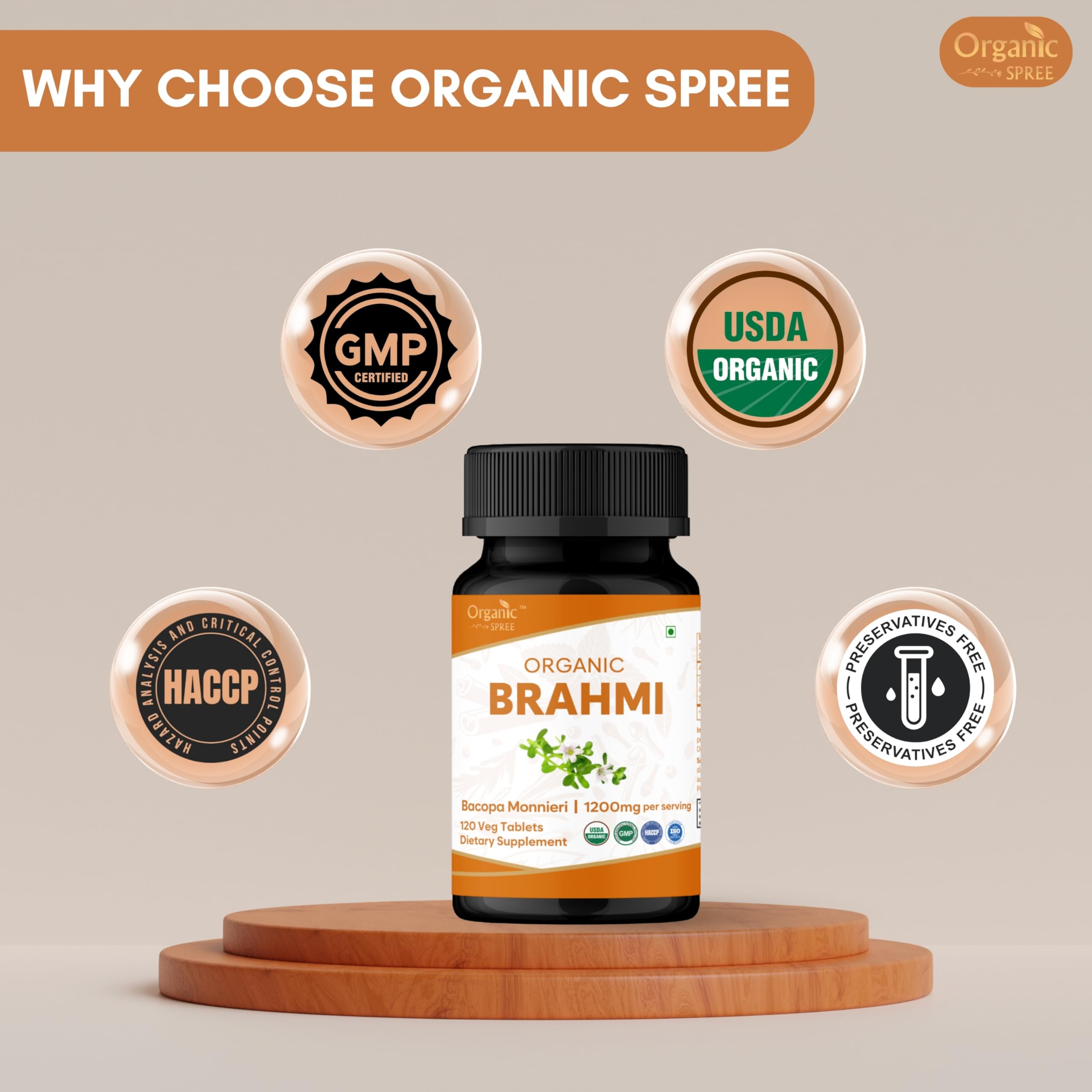 ORGANIC SPREE tableta junto a regla para comparación de tamaño precisa