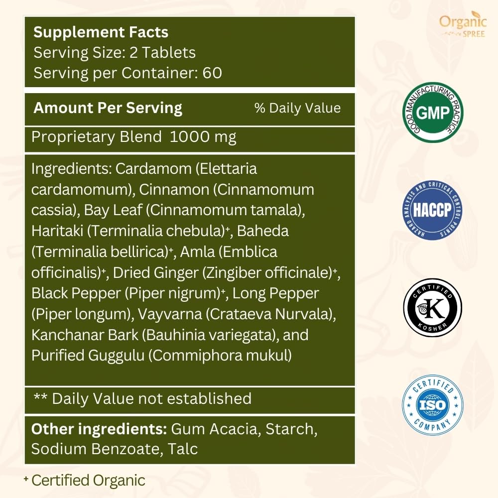 ORGANIC SPREE detalle de textura de la tableta que facilita la ingestión
