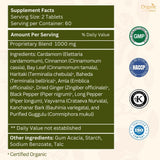 ORGANIC SPREE detalle de textura de la tableta que facilita la ingestión