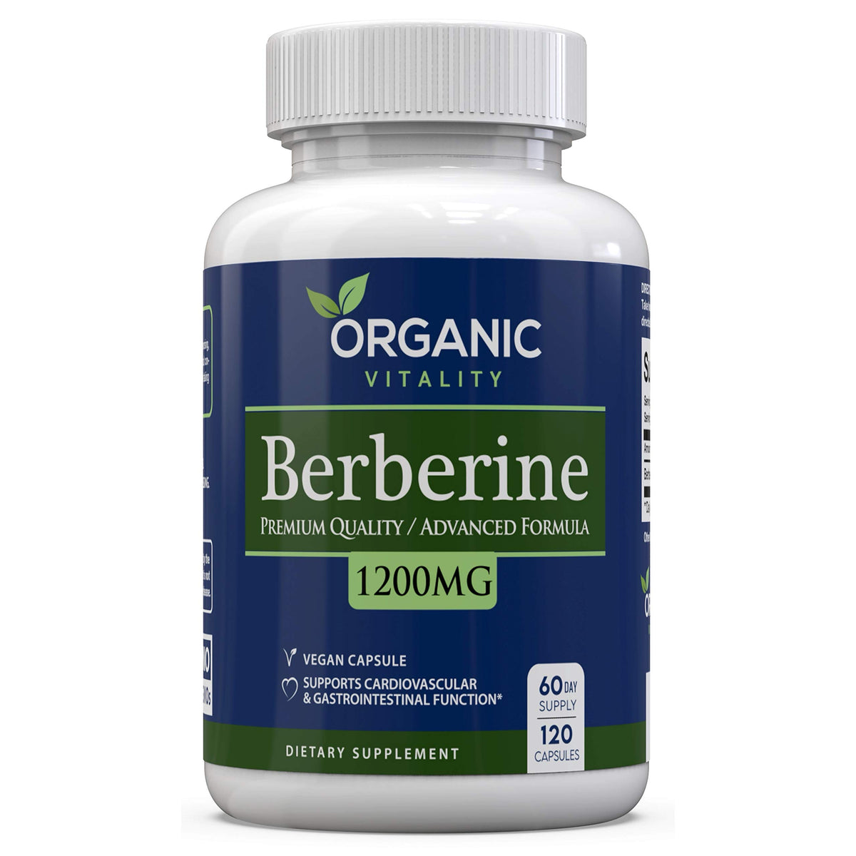 ORGANIC VITALITY frente del envase mostrando etiqueta clara y beneficios