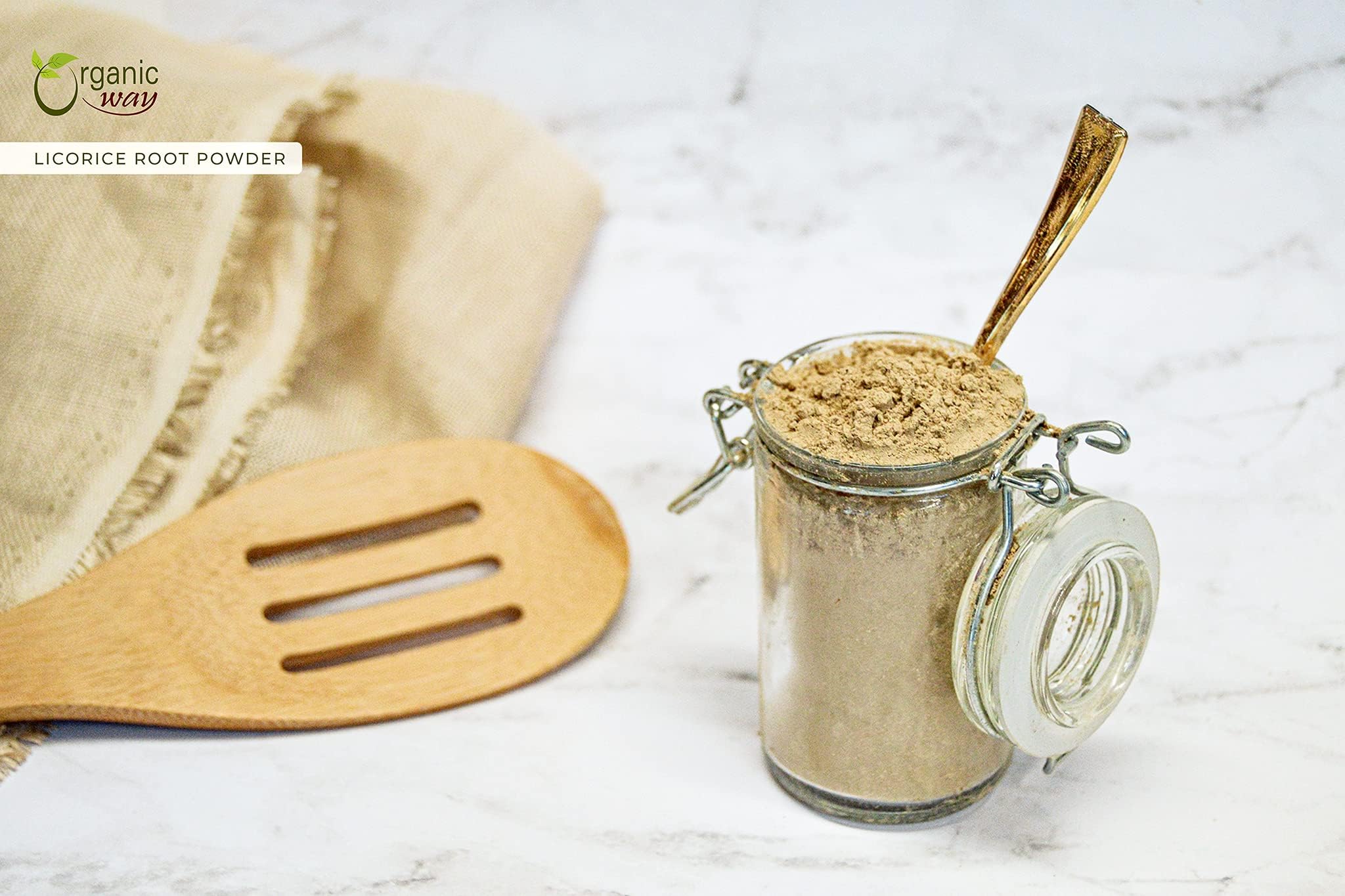Organic Way cucharadita con polvo fácil de dosificar