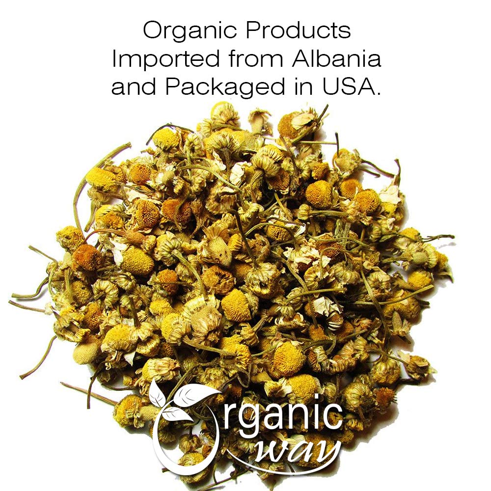 Organic Way escena de cocina con manzanilla, inspira preparaciones y mezclas