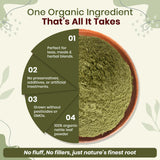 Organic Way etiqueta con certificaciones USDA y Kosher visibles