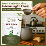 Organic Way batido con semillas destacando mezcla nutritiva