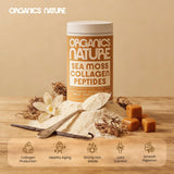 ORGANICS NATURE musgo marino irlandés en foco, fuente natural de minerales