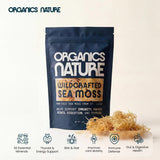 Organics Nature porción de 4 oz junto a una balanza para referencia de tamaño