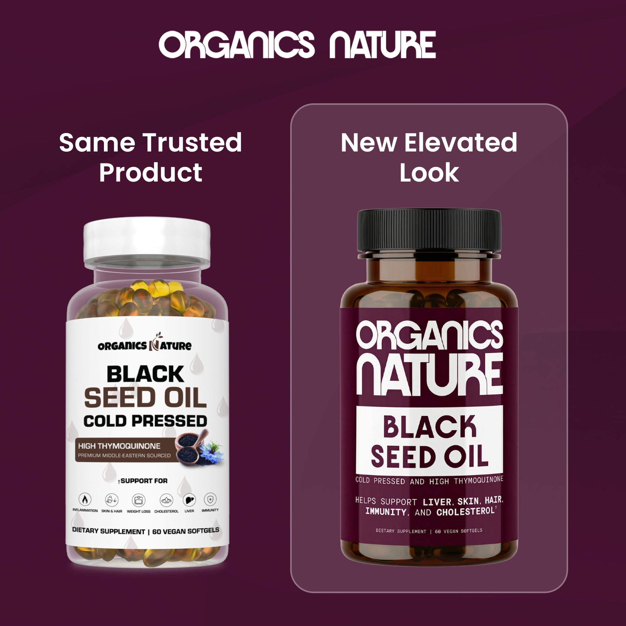 ORGANICS NATURE primer plano de la textura del aceite prensado en frío, pura y concentrada