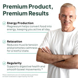 Organics Ocean cápsula en mano para comparar tamaño y dosificación