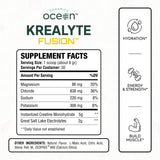 Organics Ocean cuchara medidora con polvo de Krealyte Fusion lista para mezclar