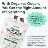 Organics Ocean, cerrar textura de la gomita para ver calidad y pureza