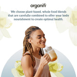 Organifi en contexto lifestyle desayuno saludable para llevar y mantener energía
