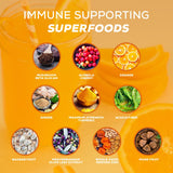 Organifi Immunity bebida preparada en vaso, hidratación rápida y nutritiva