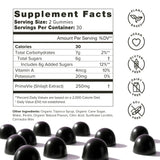 Imagen de PrimaVie Shilajit crudo y etiqueta que evidencia origen Himalaya