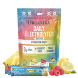 Organika frente del empaque mostrando variedad y conveniencia