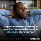 Organixx Clean Sleep 3D etiqueta de ingredientes destacando transparencia y pureza