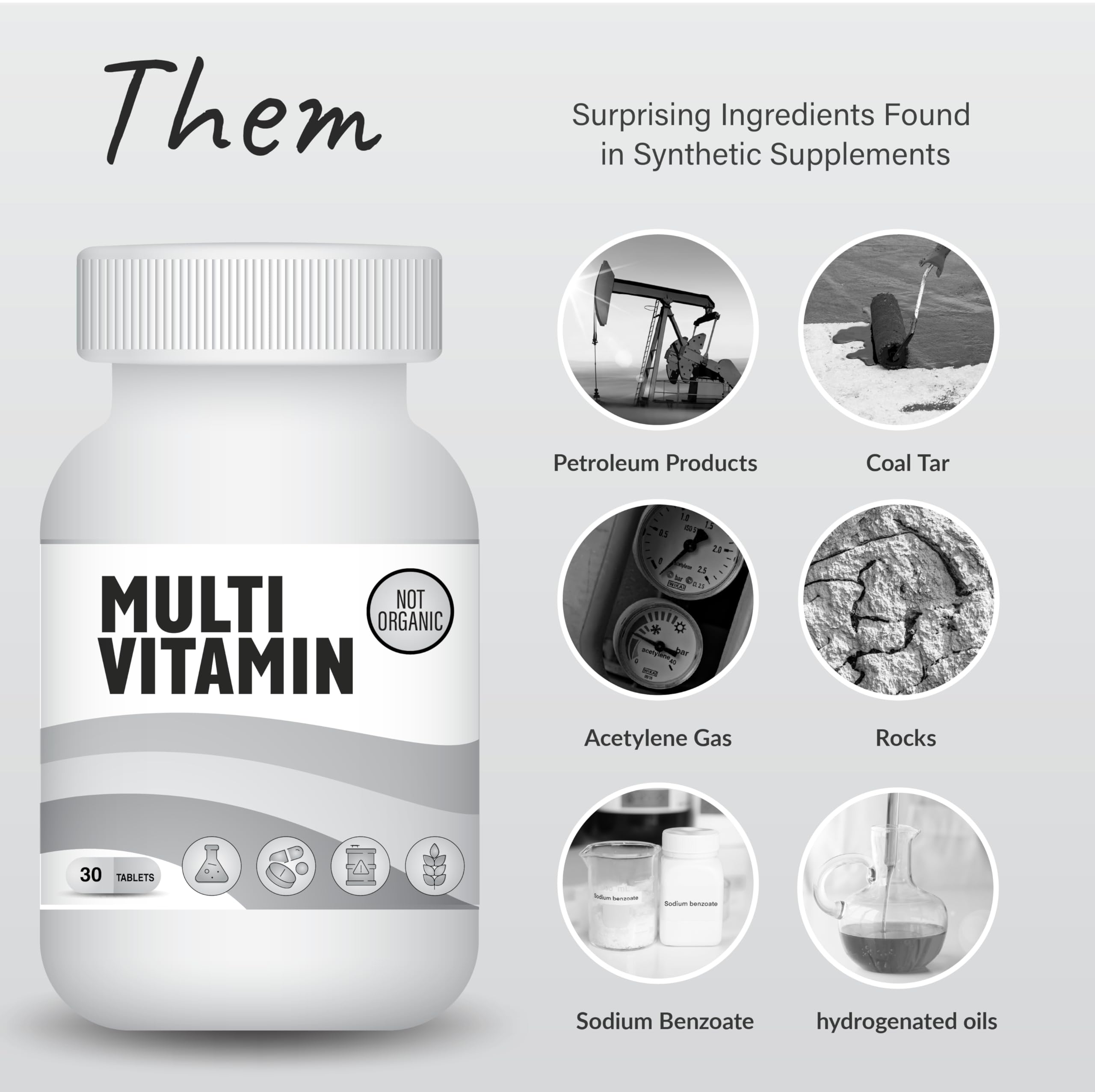 Organixx multivitamin bote abierto con cápsulas organizadas para ilustrar presentación