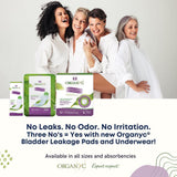 Organyc etiqueta con certificaciones orgánicas y control de olor