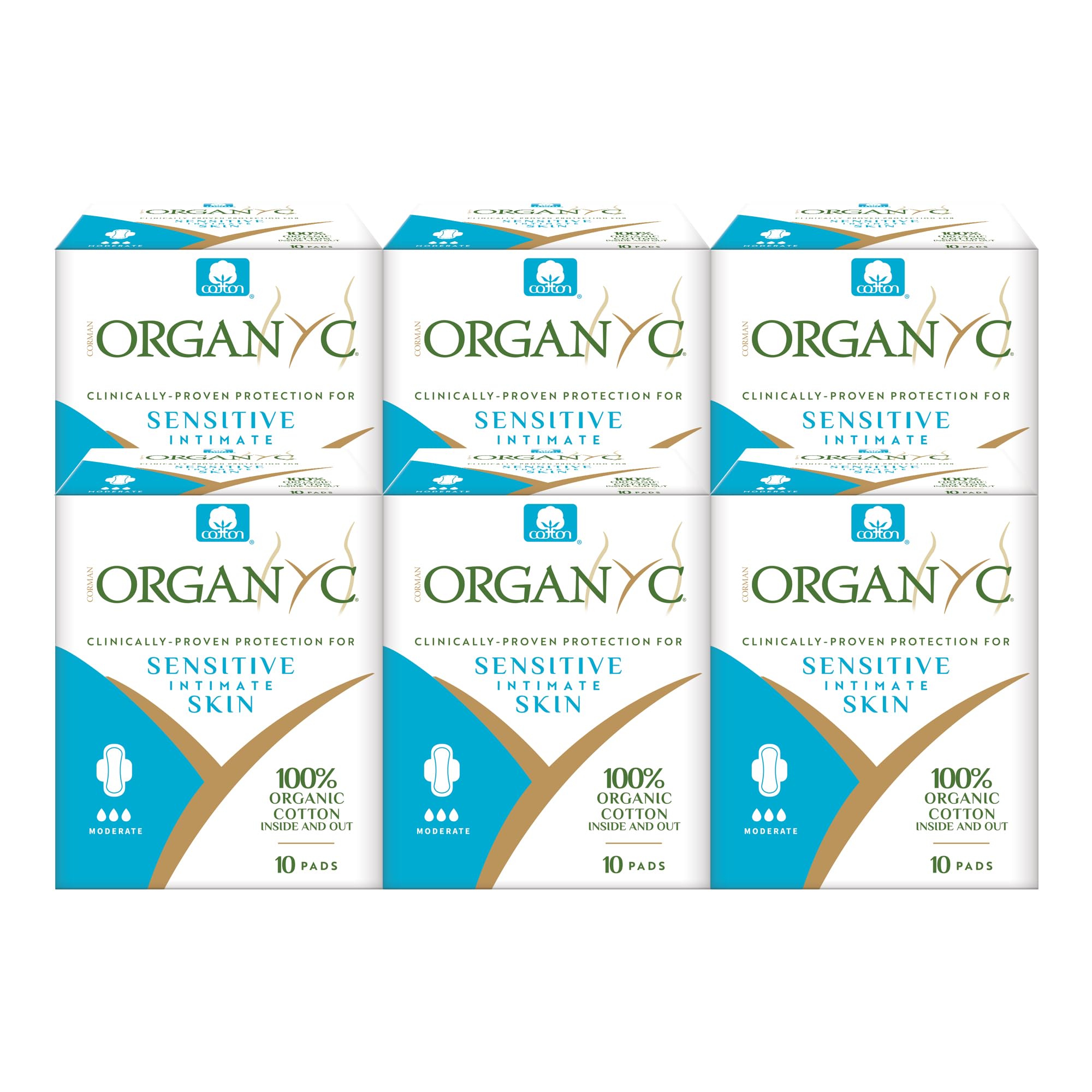 Organyc frente del empaque mostrando 60 unidades y beneficio natural