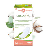 Organyc empaque frontal con 14 toallas postparto, comodidad inmediata