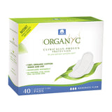 Organyc empaque frontal mostrando 40 unidades y beneficios naturales