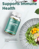 ORGMO etiqueta nutricional en primer plano señalando ingredientes y certificado GMP
