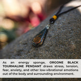 Orgonite Crystal tamaño en mano, escala clara y portabilidad