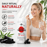 Orinthalixium botella junto a una regla para apreciar tamaño real