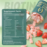 Ormelique etiqueta con ingredientes cerca resalta biotina 6000 mcg y vitaminas